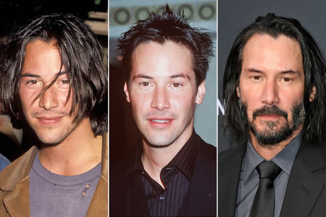 <p>Ron Galella/Getty; Brenda Chase/Online USA/Getty; Kevin Winter/Getty</p> Keanu Reeves in 1991; Keanu Reeves in 1999; Keanu Reeves in 2019
