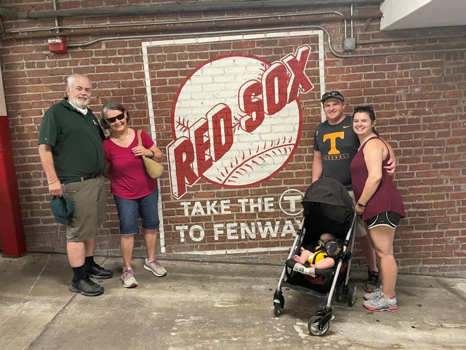 Preuss family outings included baseball.