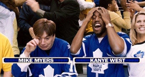 Kanye West, Mike Myers.