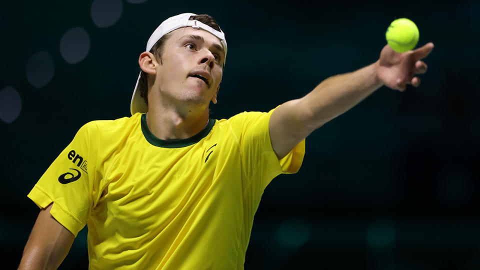 An impressive performance from Alex de Minaur helped Australia defeat Hungary in the Davis Cup qualifying round.