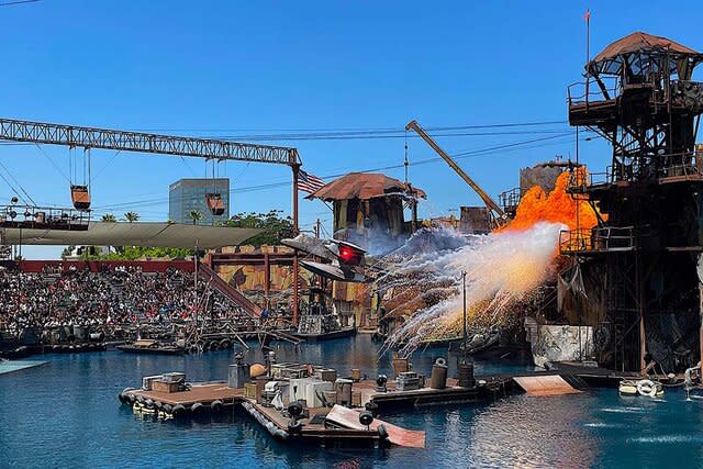 The Waterworld Stunt Show at Universal Studios Hollywood