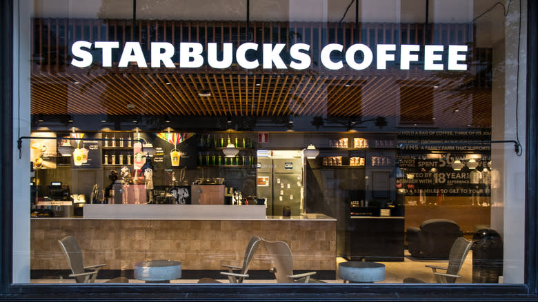 Starbucks storefront