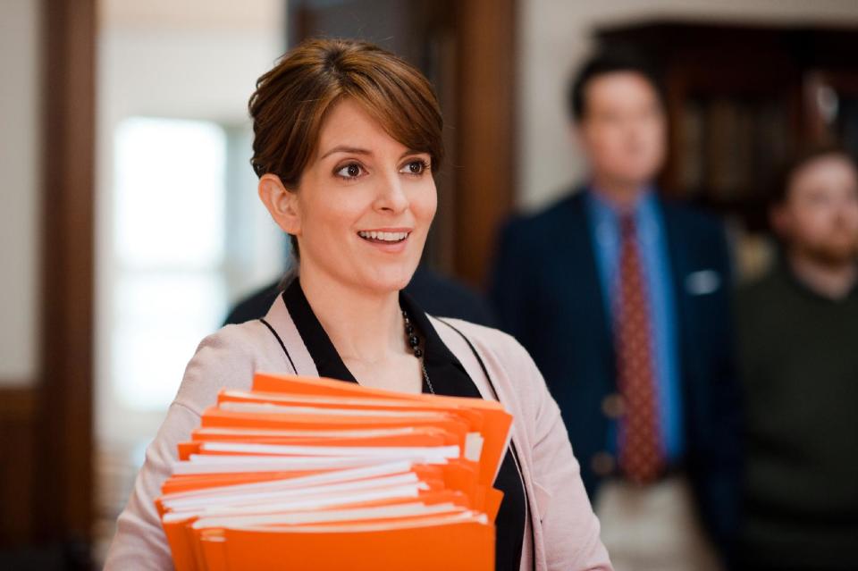 This film image released by Focus Features shows Tina Fey in a scene from "Admission." (AP Photo/Focus Features, David Lee)