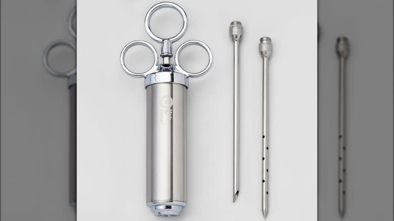 steel baster injector two needles 