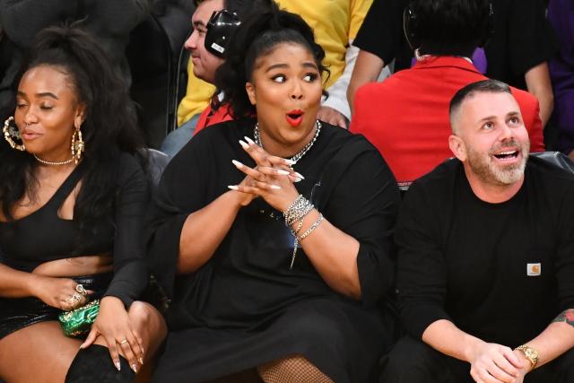 Lizzo's Lakers Game Outfit Exposed Her Butt and People Have Mixed