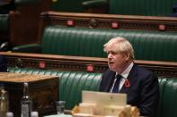 The weekly question-time debate at the House of Commons in London