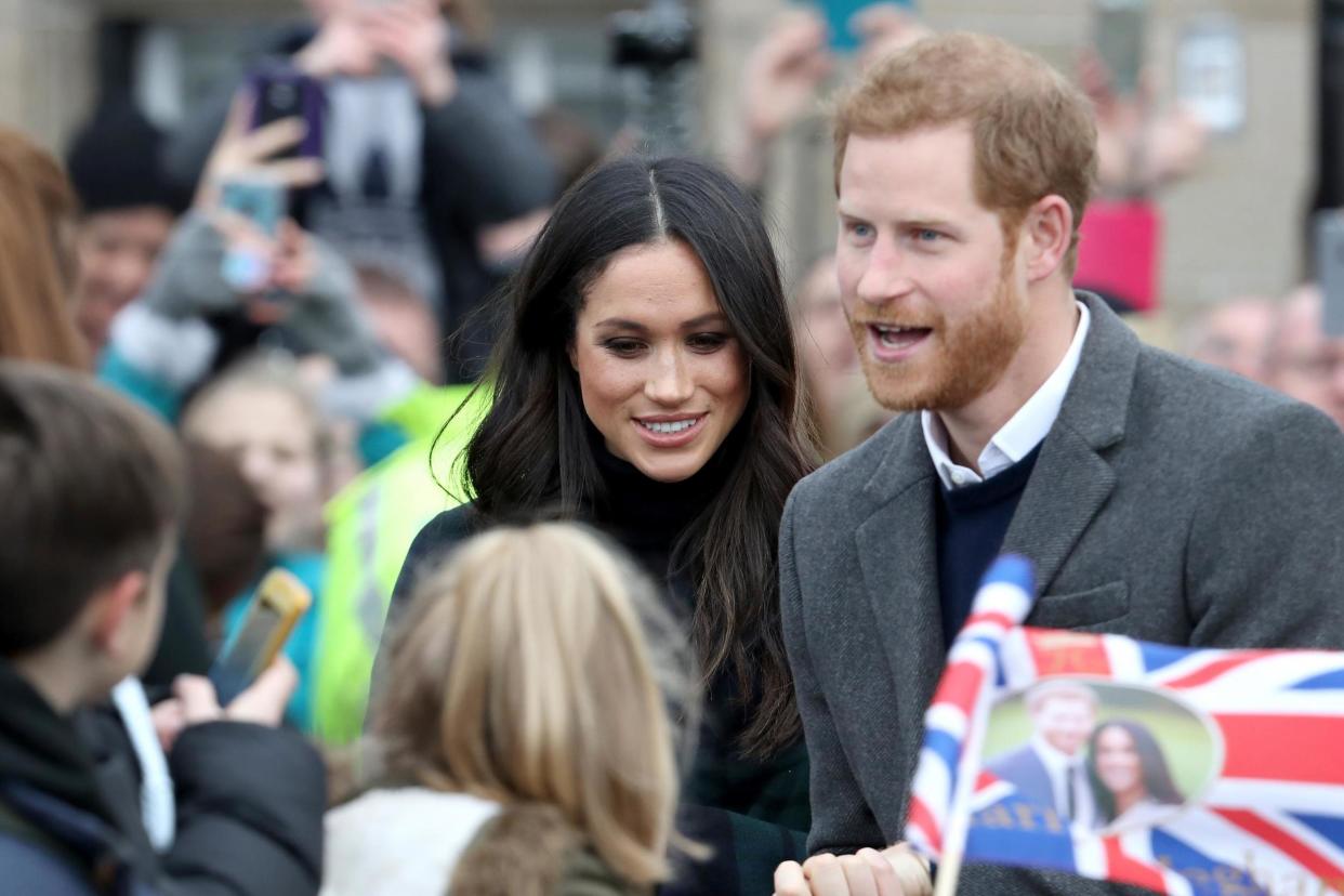 Wedding day approaching: Harry and Meghan are to marry in May: Chris Jackson/Getty Images