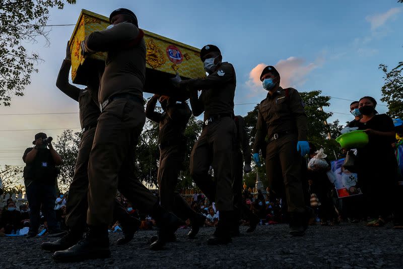 Cremation of Thailand mass shooting victims