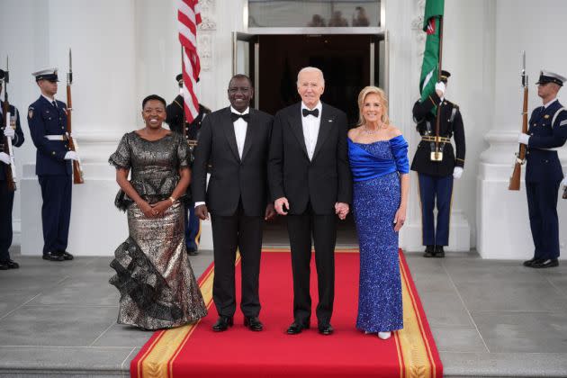 Why Did Jill Biden Wear a Royal Blue Sergio Hudson Gown to the White ...