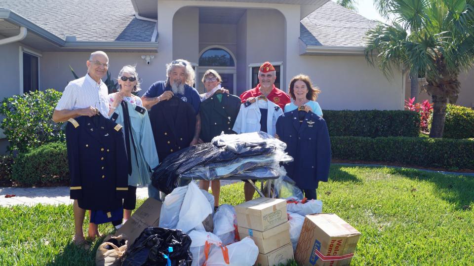 The Indian River Colony Club Foundation — a nearly 800-home community in Viera of veterans —  donated about 150 uniforms in April to the Dover Detail, which helps provide military uniforms for deceased veterans to wear for burial.