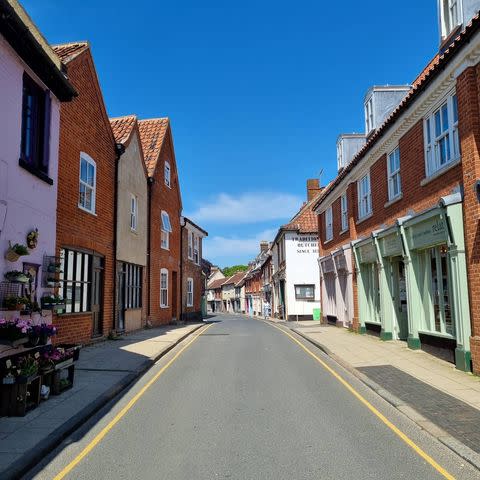 <p>An unspoilt market town beside the River Bure, Aylsham is the place to check out Norfolk's slow food movement and shop for local produce. It's also where you'll find the beautiful Jacobean house Blickling Hall, which was home to the Boleyn family until 1505. Another must-do in Aylsham is a ride on the Bure Valley Railway, a narrow-gauge steam railway which takes you through pretty countryside to Wroxham.</p><p><a class="link " href="https://www.countrylivingholidays.com/tours/norfolk-broads-rail-tour" rel="nofollow noopener" target="_blank" data-ylk="slk:EXPERIENCE IT ON CL'S RAIL ESCAPE;elm:context_link;itc:0;sec:content-canvas">EXPERIENCE IT ON CL'S RAIL ESCAPE</a></p><p><a href="https://www.instagram.com/p/CPobB2FF25k/" rel="nofollow noopener" target="_blank" data-ylk="slk:See the original post on Instagram;elm:context_link;itc:0;sec:content-canvas" class="link ">See the original post on Instagram</a></p>