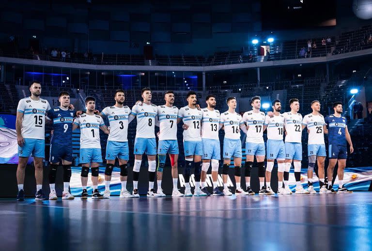La selección argentina de vóley avanzó a cuartos de final del Mundial de Polonia-Eslovenia