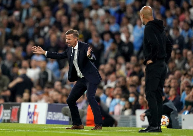 Marsch and Guardiola met earlier this season in the Champions League.