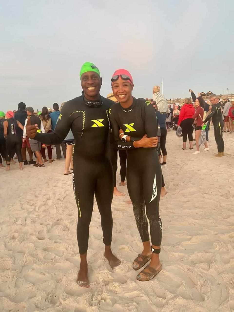 Clement Allen and daughter Jamila Allen have been competing together in triathlons, marathons and road races since 2009 after making a New Year's resolution.