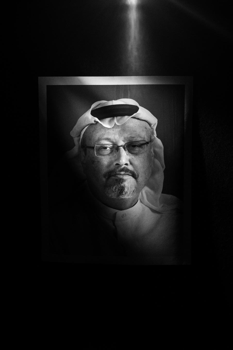 Khashoggi was a leading journalist in Saudi Arabia for decades before fleeing to the U.S. in 2017. In columns for the Washington Post, he criticized Crown Prince Mohammed bin Salman’s quest for total power and suppression of free speech. On Oct. 2, Khashoggi was murdered by agents of the kingdom inside its Istanbul consulate, while his fiancée waited for him outside.
