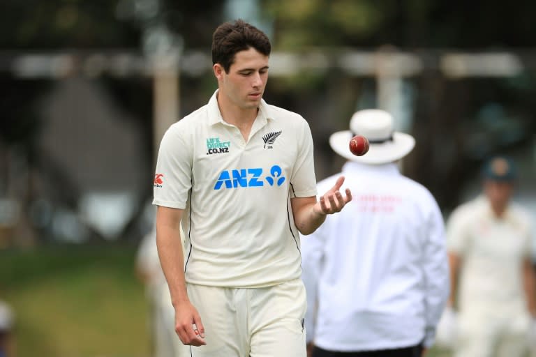 New Zealand seamer Will O'Rourke is set to play his first overseas Tests after being named in the squad to face Afghanistan and Sri Lanka (Marty MELVILLE)