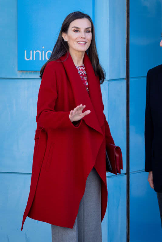 La reina Letizia en la sede de UNICEF