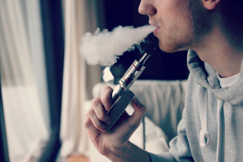 Stock image of e-cigarette or vape