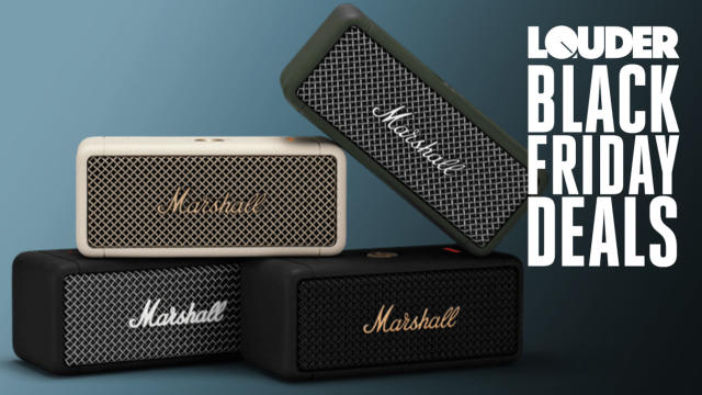 Marshall - Emberton Portable Bluetooth Speaker - Black & Brass