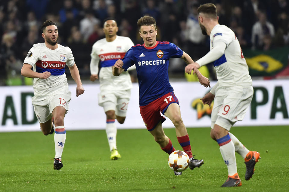 Golovin dazzles the Lyon defenders