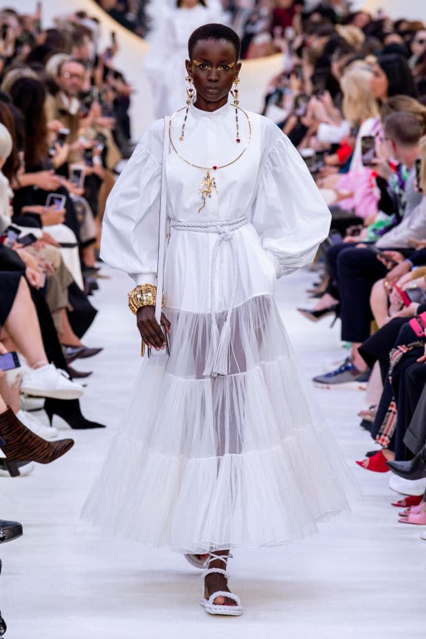 <p>A look from the Valentino Spring 2020 collection. Photo: Imaxtree </p>