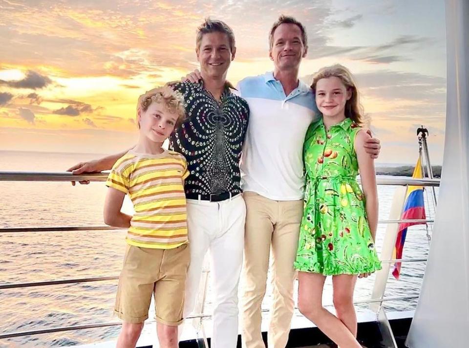 Neil Patrick Harris, David Burtka, Gideon, Harper, Kids, Instagram