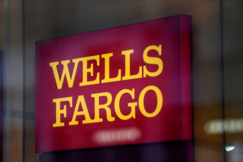 FILE PHOTO: FILE PHOTO: A Wells Fargo logo is seen in New York City