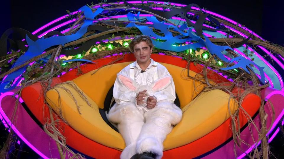 nikita kuzmin in celebrity big brother's diary room