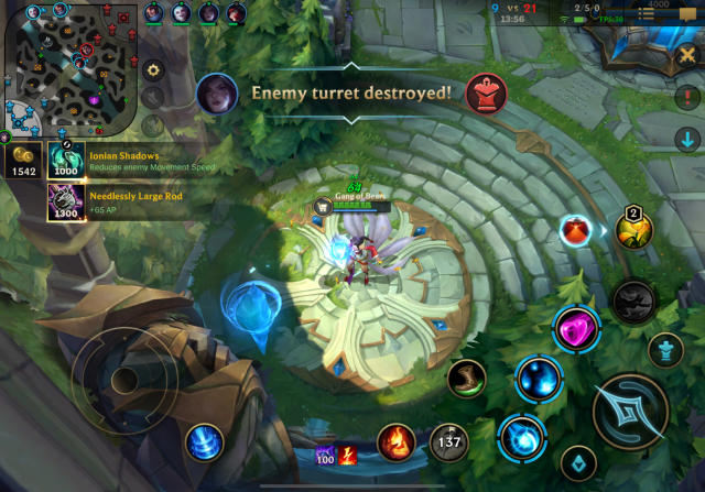 Riot Games revealed gameplay screenshots of League of Legends mobile  version