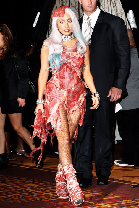 Meat dress by Franc Fernandez