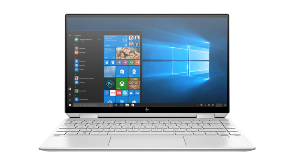 Product shot of the HP Spectre x360 (2021), one of the best 2-in-1 laptops,