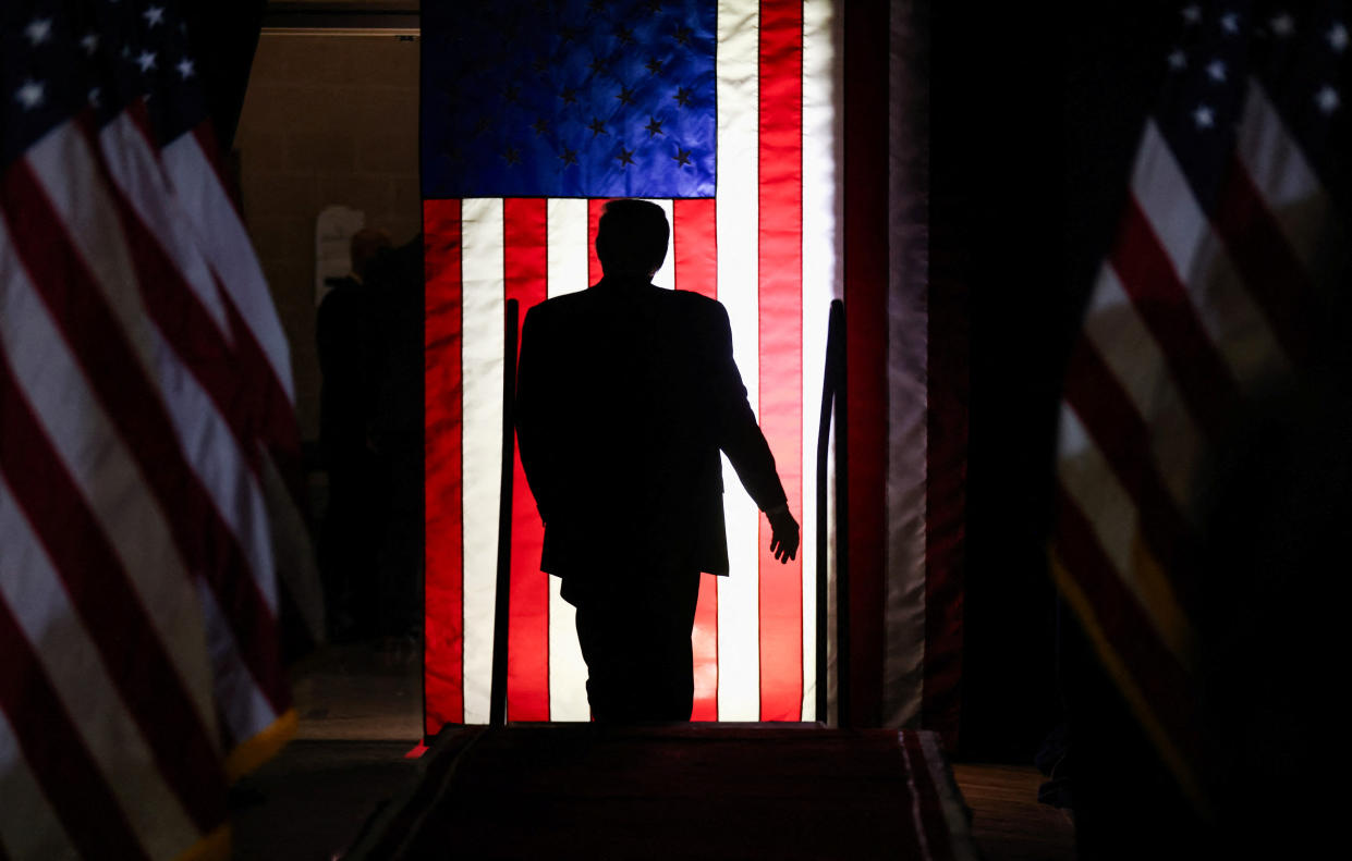 Donald Trump bei einer Wahlkampfveranstaltung in Conway im Februar (Bild: REUTERS/Sam Wolfe)