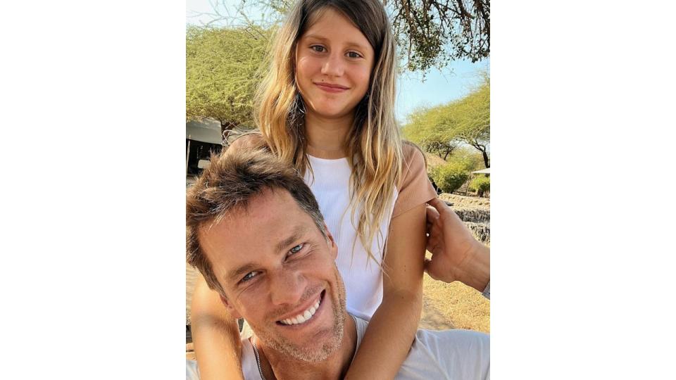 Tom with his daughter