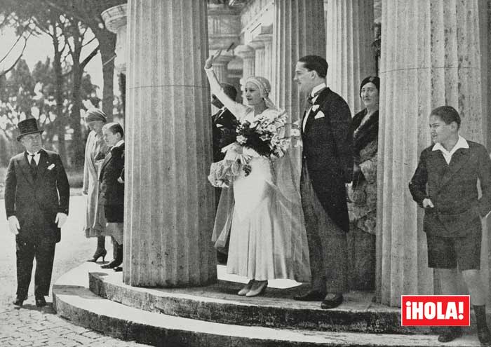 Boda de Edda Mussolini y el conde Ciano