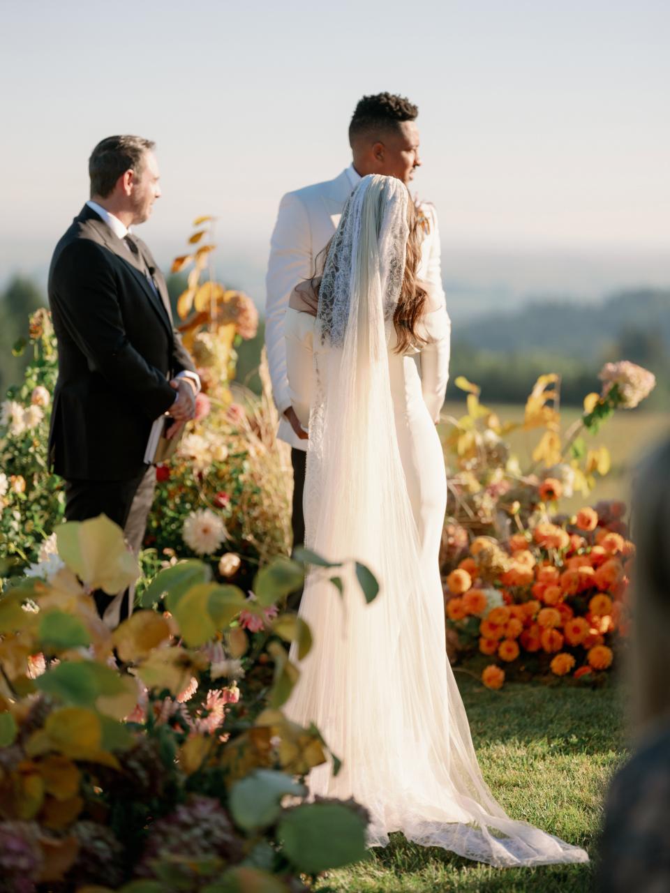 CJ McCollum and Elise Esposito’s Wedding Was an Intimate Affair in Oregon Wine Country