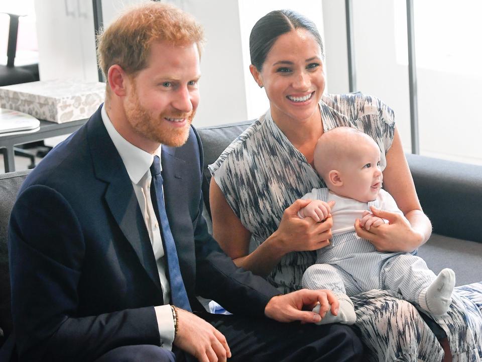 prince harry, meghan markle, archie