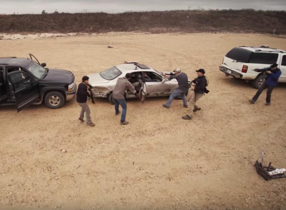 US Marines MARSOC tactical driving