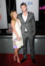 LOS ANGELES, CA - JANUARY 11: Singer Miley Cyrus and actor Liam Hemsworth arrive at the 2012 People's Choice Awards held at Nokia Theatre L.A. Live on January 11, 2012 in Los Angeles, California. (Photo by Jason Merritt/Getty Images)