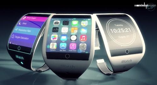 Artist's concept of the iWatch