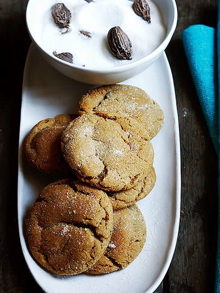 Smoky Cardamom Ginger-Molasses Cookies
