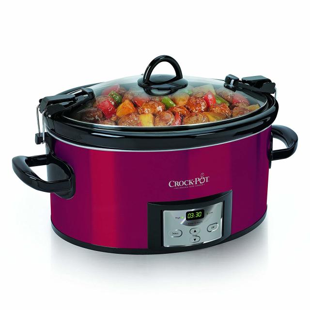 Crock-pot 6 Qt. Programmable Cook And Carry Stainless Steel Slow