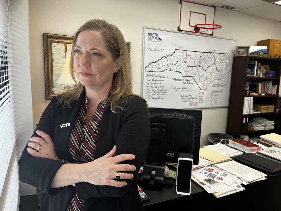 Karen Brinson Bell, executive director of the State Board of Elections, told lawmakers last year that cases of voter fraud are extremely rare. But voting advocates say fears about fraud have become firmly rooted since 2020 and helped fuel the spate of new laws.