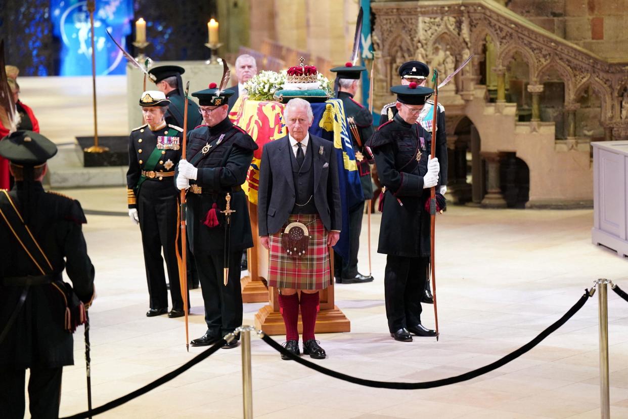 The Queen's vigil at St Giles' Cathedral