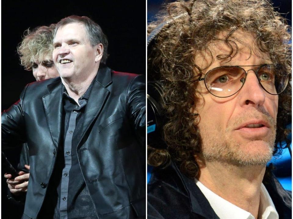 Meat Loaf and Howard Stern
