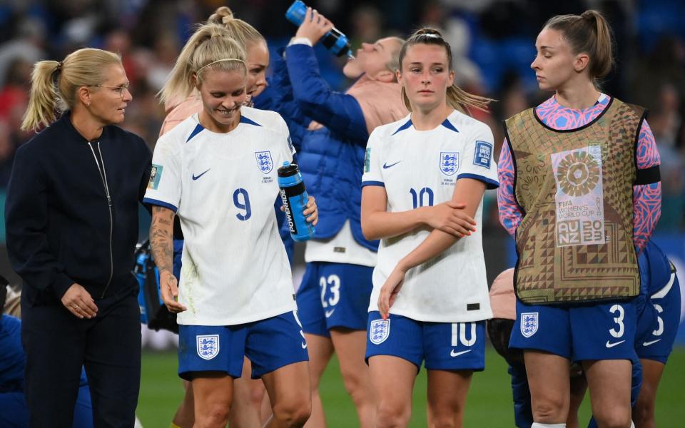 Sarina Wiegman (left) and Rachel Daly - Lauren James-inspired England close in on World Cup knockout stages