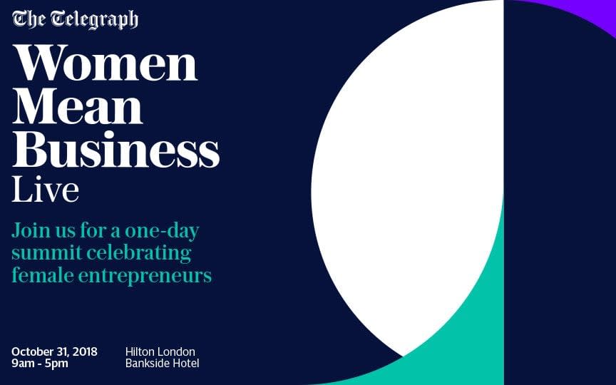 Women Mean Business Live is on October 31st at the Hilton Bankside