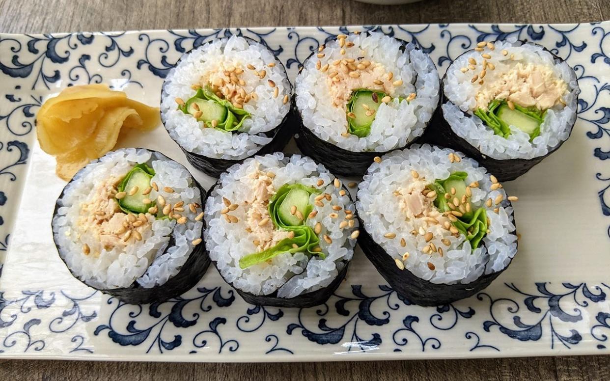 Canned tuna sushi recipe