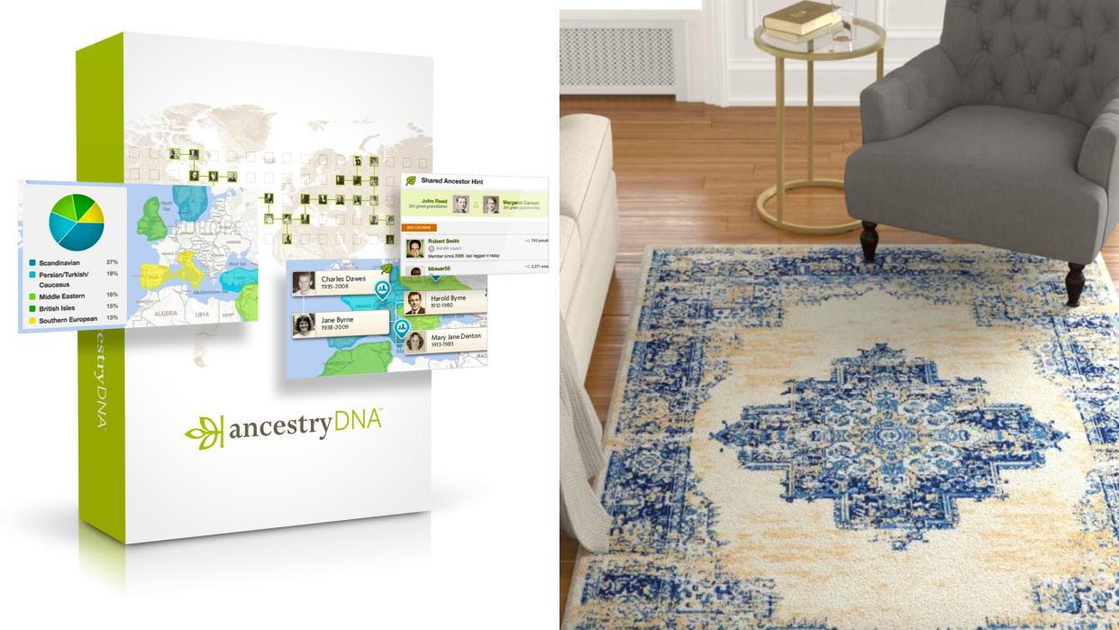 This weekend, you can find amazing deals on everything from DNA test kits to affordable rugs.