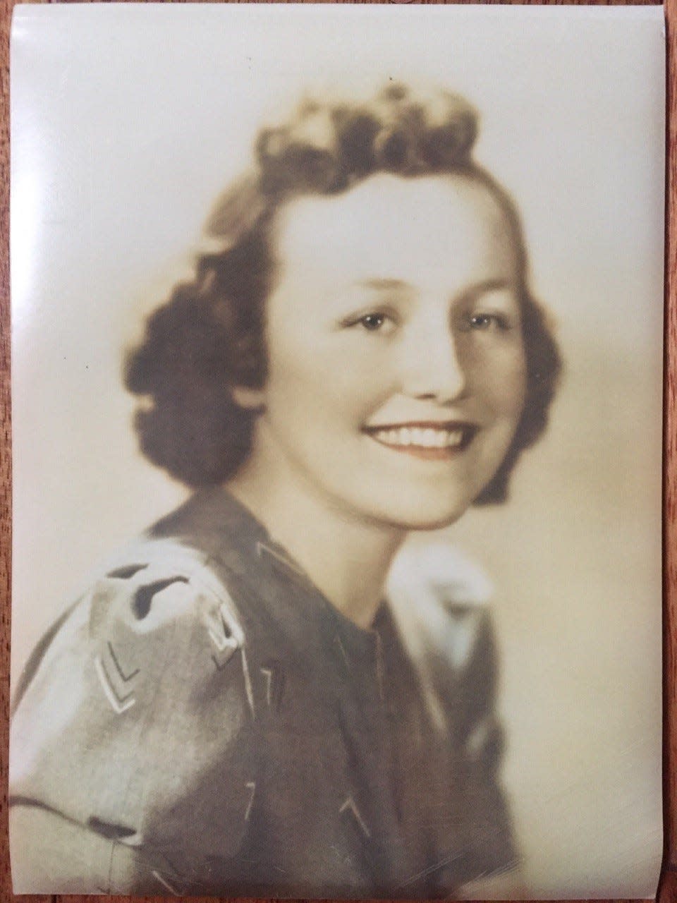 Mary Montminy in her 1939 graduation photo at Dorchester High School.