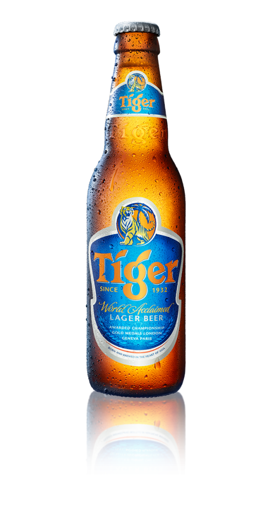 Tiger beer. (Credit: http://www.heinekenasiapacific.com)